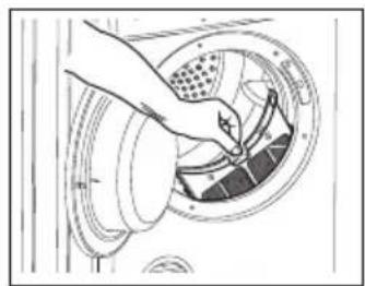 ELECTROLUX EDS805KQSA - Cleaning The Lint Filter LINT BUILD-UP IS A FIRE HAZARD - 3