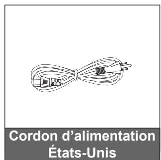 Cordon d'alimentation États-Unis