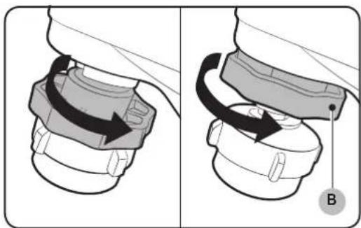 SAMSUNG WA16N6780CV - STEP 2 Adjust the levelling feet - 2