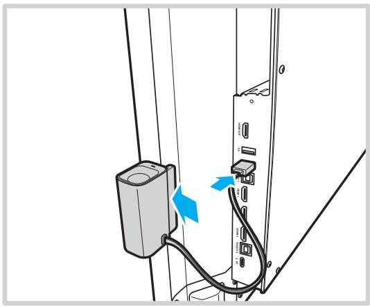 OPTOMA 5652RK+ - Connexion du support de stylet tactile - 1