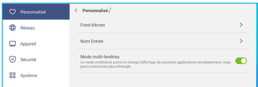 OPTOMA 5652RK+ - Personnalisation du système - 1