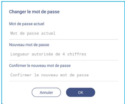 OPTOMA 5652RK+ - Configuration des paramètres de sécurité - 6