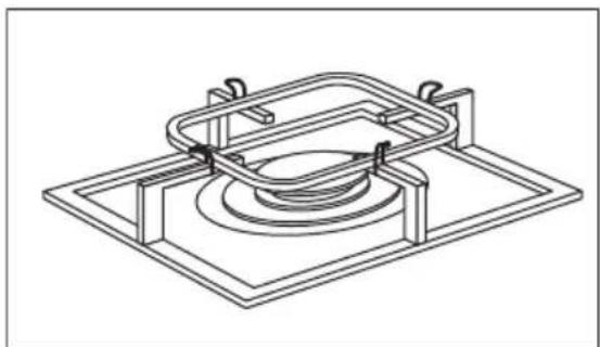 ELECTROLUX LKM620000X - Using the wok support - 1