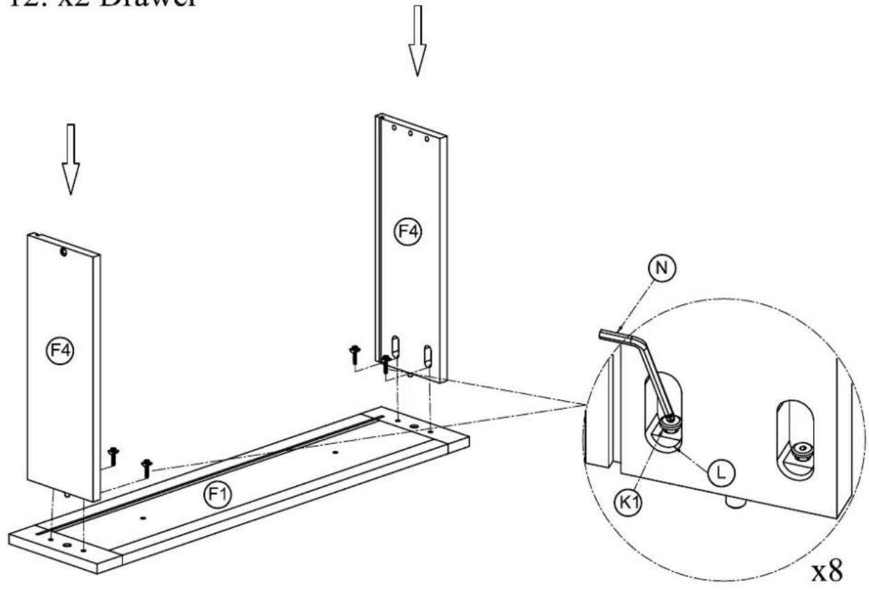 12. X2 Blower F4 F4 F1 N K1 L x8
