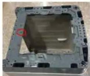 Defy DTD317 - Placing the rodent guard on the machine: - 2