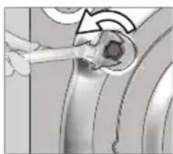 Defy DAW383 - Removing the transportation locks - 1