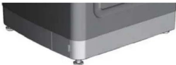 Defy DTL156 - Adjusting the feet - 1
