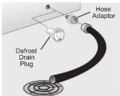 Hose Adaptor Defrost Drain Plug