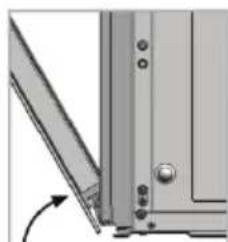 Defy DBO474 - Removing the oven door - 1