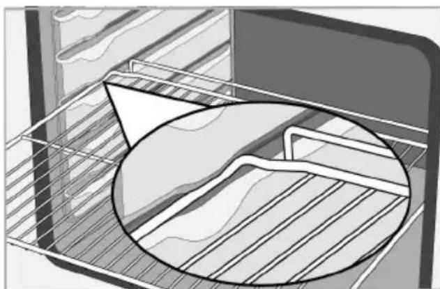 Defy DBO496 - Stopper function of the wire shelf - 1