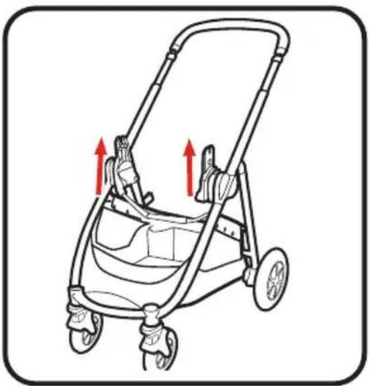 GRACO Premier Modes Lux - 4-1 Adjusting Footrest • Para ajustar el apoyapié - 2