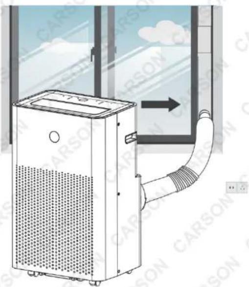 Carson PA280 - Attaching the Exhaust Hose - 6