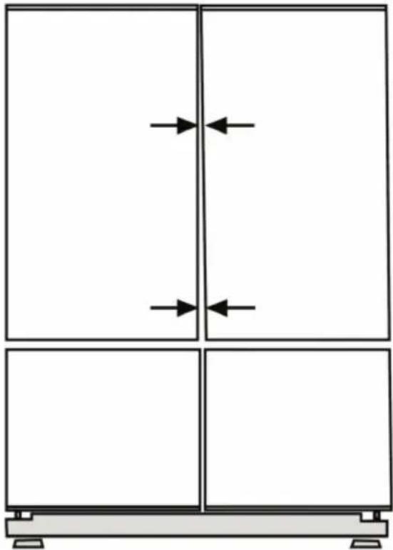 Defy DFF447 - Adjusting the gap on the upper door - 1