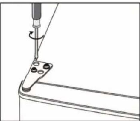 Line drawing of a mechanical assembly with a tool and component (no text or symbols)