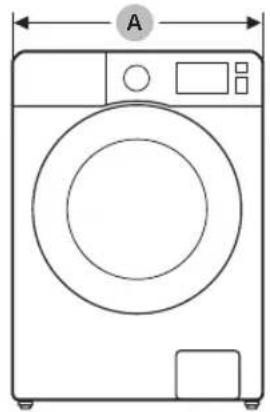 SAMSUNG WW10TP44DSH - Specification sheet - 1