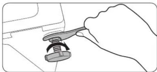 SAMSUNG WW80J52G0KW - STEP 3 Adjust the levelling feet - 2