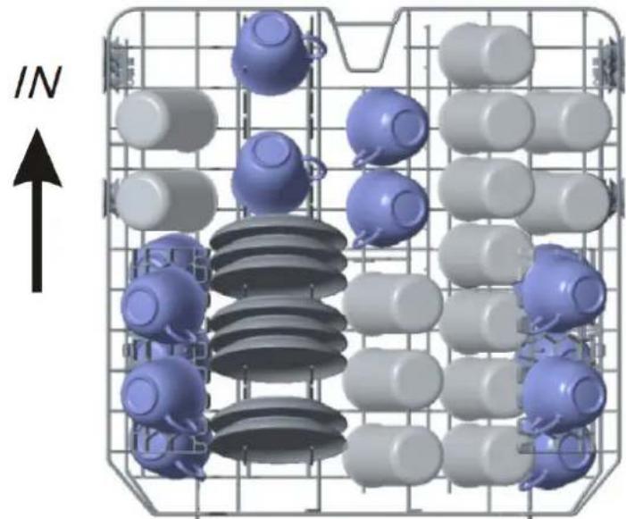 3D diagram of a grid structure with blue and gray components, no text or symbols present