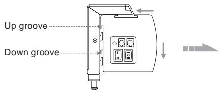 OPTOMA DE-3100EGA - Floating wall bracket installation - 7