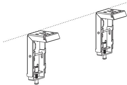 OPTOMA DE-9120EGA - Floating wall bracket installation - 1
