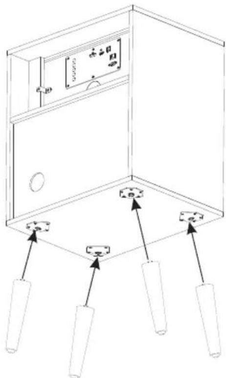 Victrola Dune VH-35 - Step 2: Installing the Unit Legs - 1