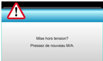 OPTOMA DH1008 - Mise hors tension du projecteur - 1