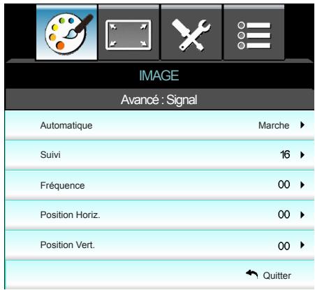 OPTOMA DH1011 - IMAGE | Avancé | Signal (VGA) - 2
