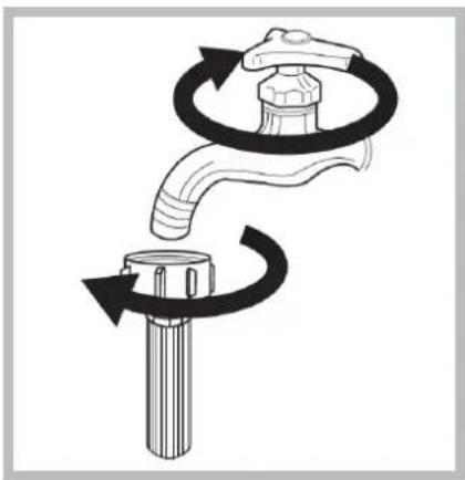 Seiki SC-900AU7FL - Washing the filter in the tap - 1