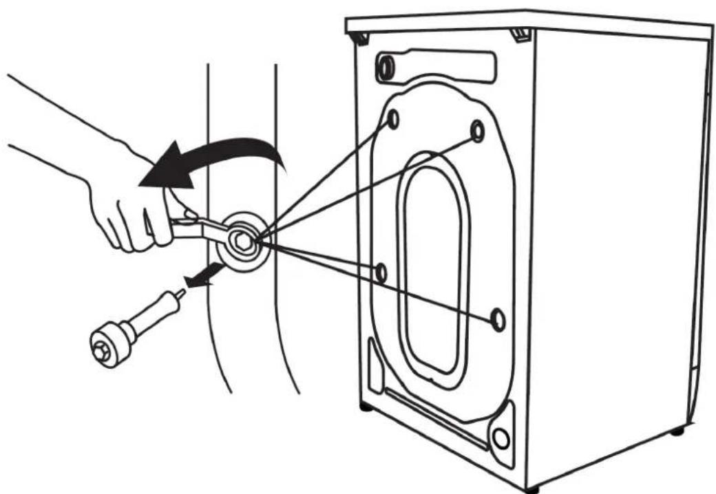 Seiki SC-900AU7FL - REMOVE TRANSPORT BOLTS - 1
