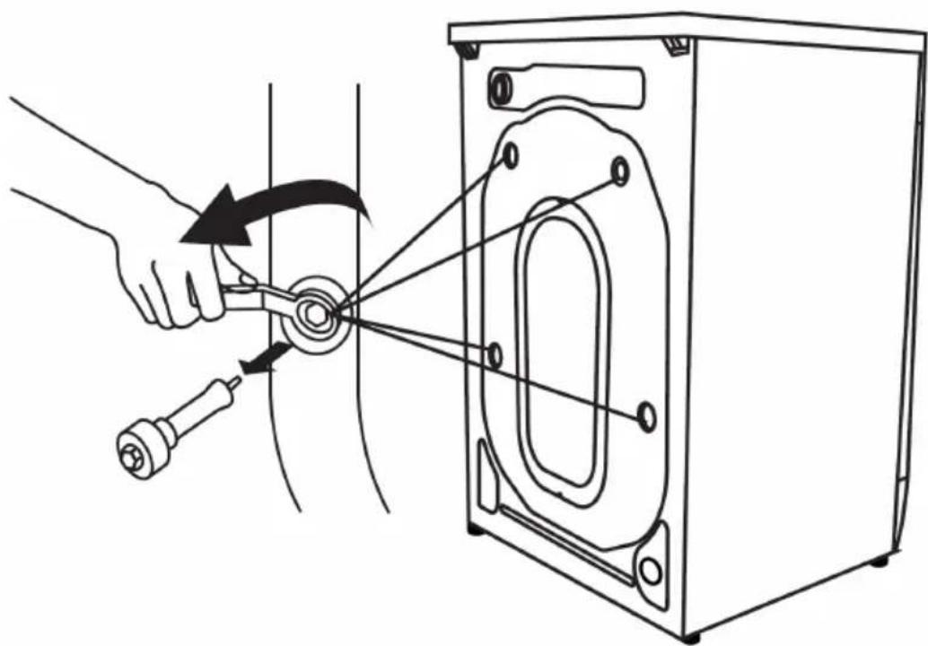 Seiki SC-800AU8FL - REMOVE TRANSPORT BOLTS - 1