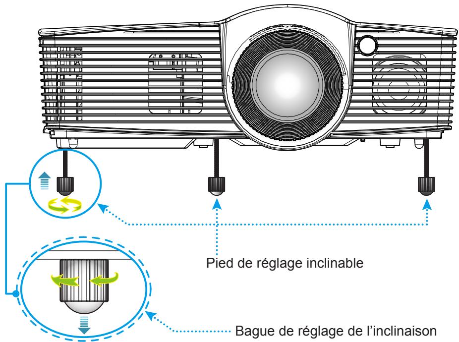 OPTOMA DH400 - Hauteur de l'image - 1