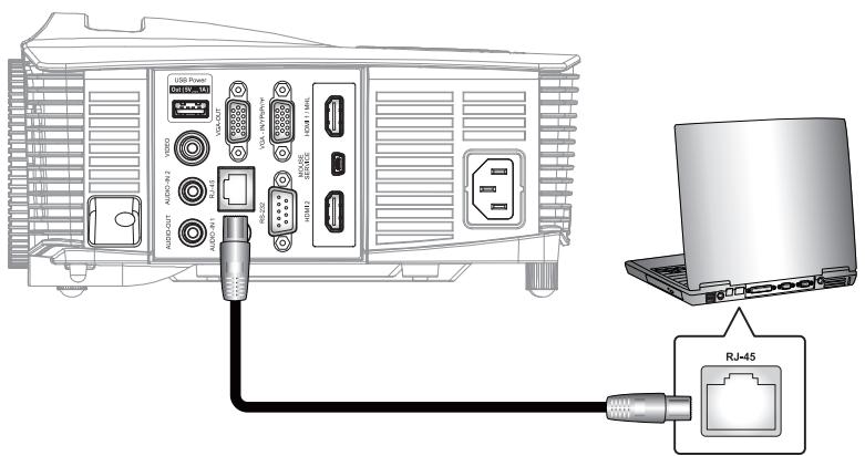 OPTOMA DH400 - LAN RJ45 - 1