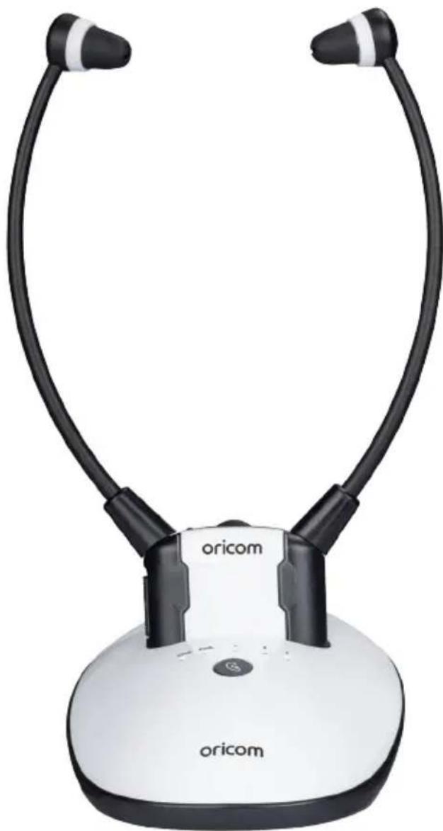 Oricom TV7400 - 2.4GHz Amplified Wireless TV Headset - 1