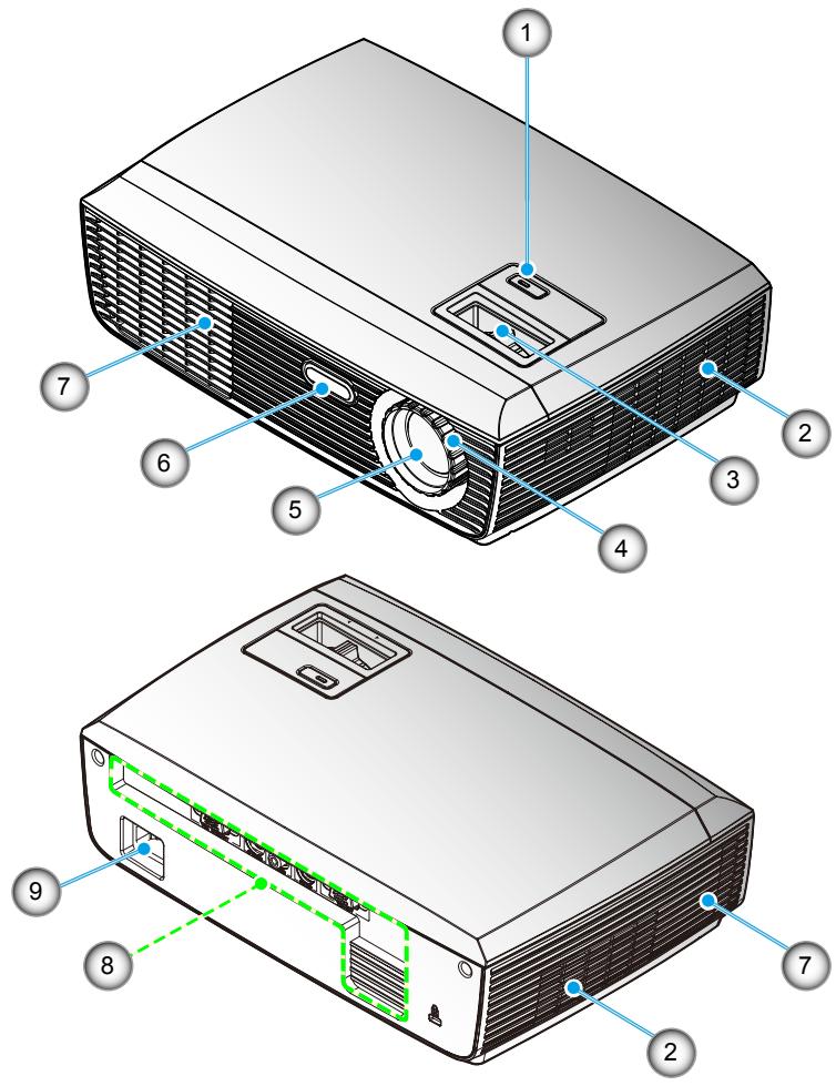 OPTOMA DS211 - Vue d'ensemble du produit - 1
