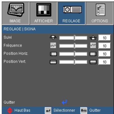 OPTOMA DS211 - REGLAGE | Signa - 1