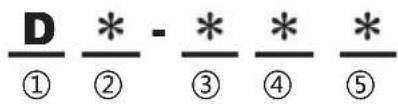 D * - * * * ① ② ③ ④ ⑤