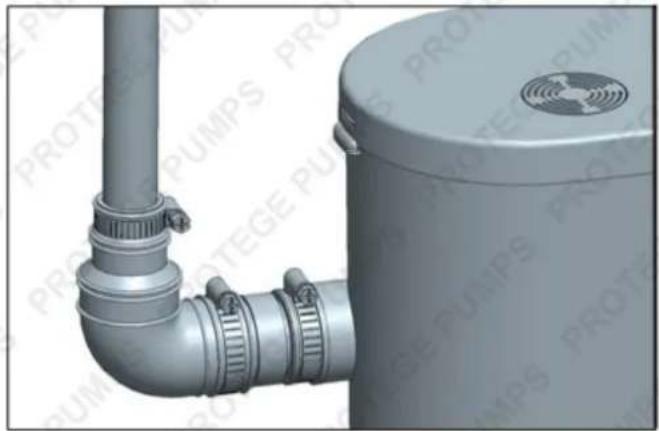 Protege Washlink 3 Concealed - Installing the Outlet (Check Valve) - 4