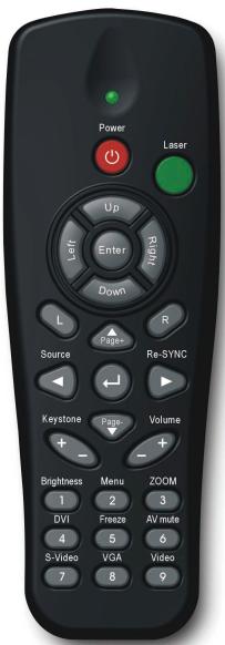 OPTOMA DS309 - Télécommande - 1