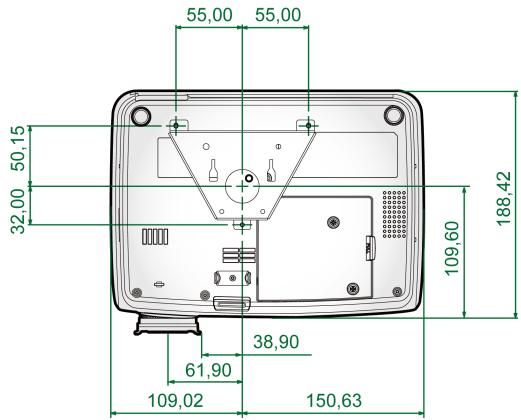 OPTOMA DS309 - Installation au plafond - 4