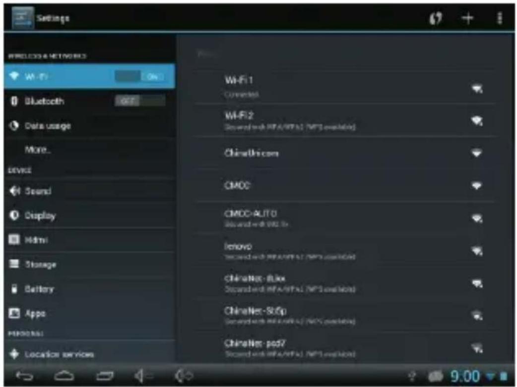 PROLOGIS4 NETWORK Wi-Fi Bluetooth Data usage More... Device Sound Display HDMI Storage Battery Apps PERSONS Location services Wi-Fi 1 Connected Wi-Fi2 Second with WiFi/WiFi / WiFi available Chinath.com CMOC CMOC-AUTO Second with WiFi 3x Remove Second with WiFi/WiFi / WiFi available Chinath-Link Second with WiFi/WiFi / WiFi available Chinath-Stop Second with WiFi/WiFi / WiFi available Chinath-pod? Second with WiFi/WiFi / WiFi available