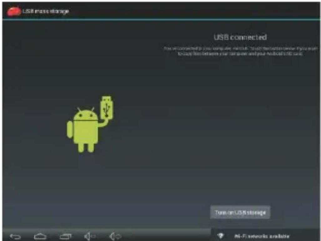 USB more storage USB connected You are connected to your computer mouse. You can access to the server if you want to buy the server or file server and use Android USB card. Turn on USB storage AI-FI networks available