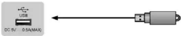 USB DC 5V — 0.5A(MAX)
