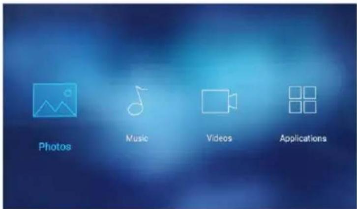 Photos Music Videos Applications