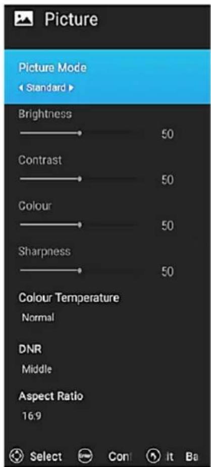 Vivax TV-55UHD123T2S2SM - Picture Mode (Način Slike) - 1