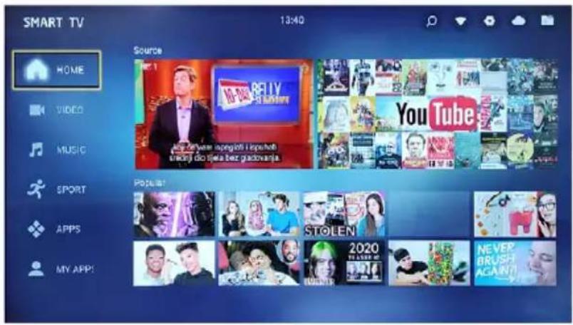 SMART TV 13:40 HOME VIDEO MUSIC SPORT APPS MY APP: Source My device is preprint i postprint skačný do štea bez gradovanja. YouTube Poplar: STOLEN 2020 NEVER BRUSFI AGAIN!