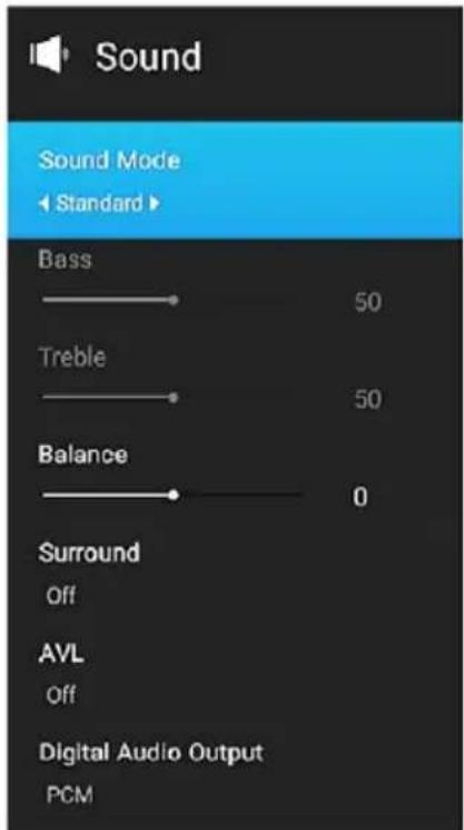 Vivax TV-55UHD123T2S2SM - Sound Mode (Način zvoka) - 1