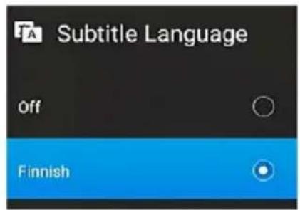 Subtitle Language Off Finnish