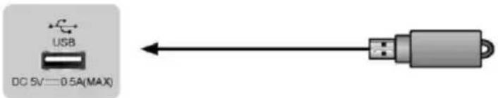USB DC 5V=0.5A(MAX)