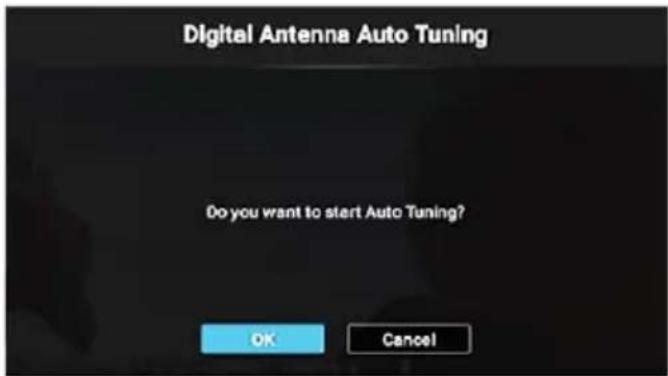 Vivax TV-55UHD123T2S2SM - Manual Tuning (Ročno isk.) Channel (Kanal): - 1