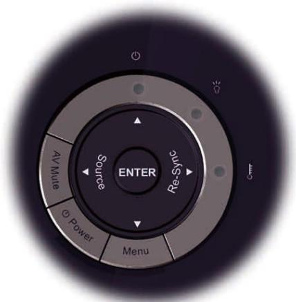 ENTER Re-Sys Source Air Mute Power Menu