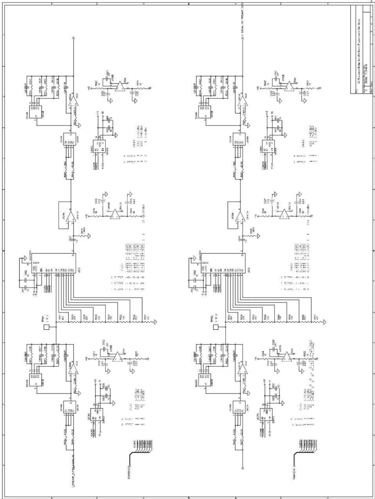 Electrical schematic diagram of an AC power supply circuit with component labels and connections